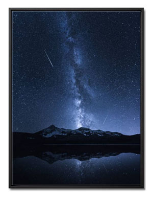 Schlafzimmer Deko: Bild Galaxies Reflection von Toby Harriman