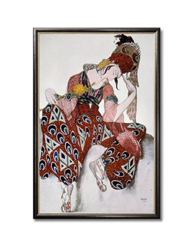 Iskander. Kostümentwurf zum Ballett La Péri von P. Ducas - Leon Nikolajewitsch Bakst