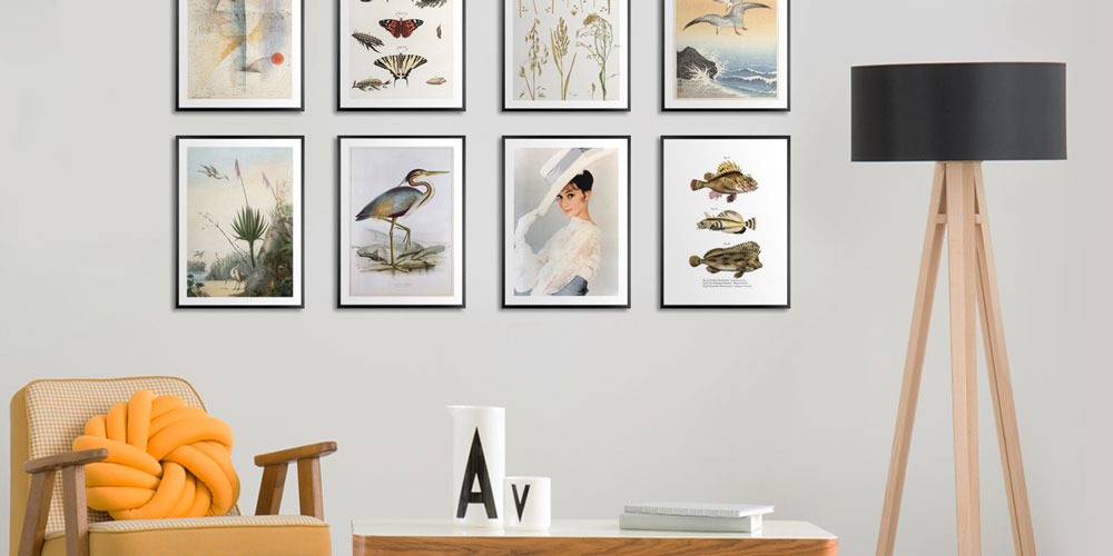 Rasterhängung - Bilder im Raster aufhängen