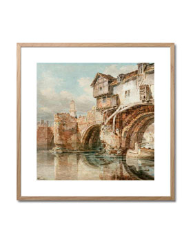W.Turner, Old Welsh Bridge in Shrewsbury - William Turner
