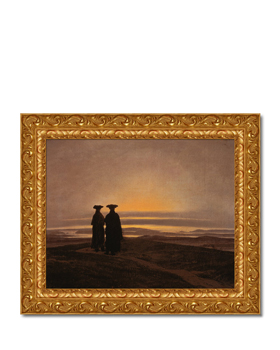 Sunset (Brothers) - Caspar David Friedrich
