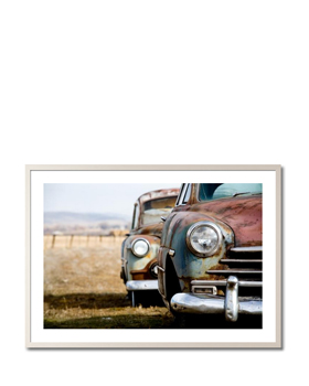 vintage cars abandoned in rural Wyoming - Sascha Burkard