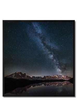 Schlafzimmer Deko: Bild Lost in the stars von Alfredo Costanzo