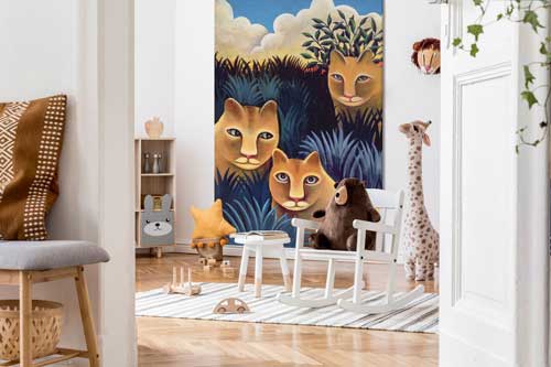 Entdecken Sie kunstvolle Wandbilder für Kinder.
