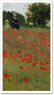 Klatschmohn in der Gegend von Argenteuil - Claude Monet