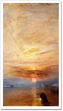 Die letzte Fahrt der Temeraire von William Turner
