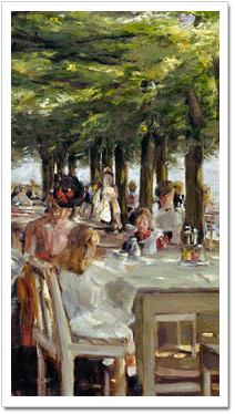 Restaurant Jacob in Nienstedten an der Elbe von Max Liebermann