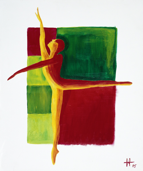 Tanz rot gelb von Arthelga