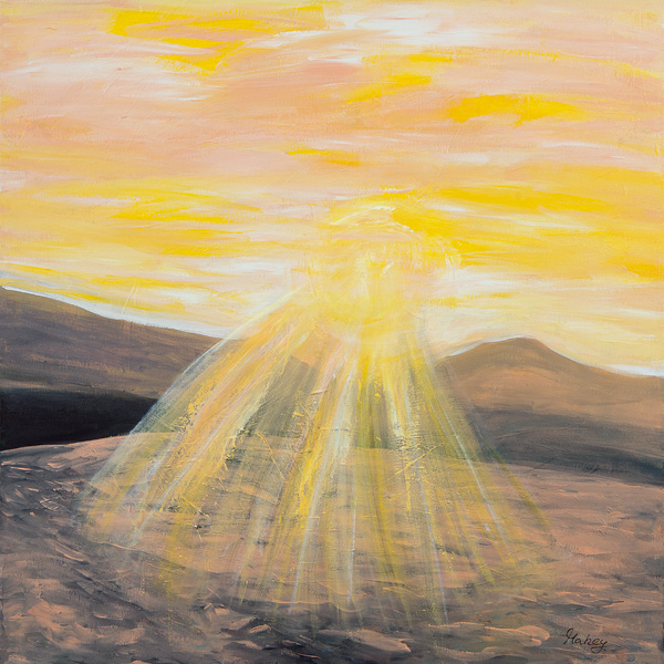 Sonne durchstrahlt das Meer von Martina Heyd-Jilg