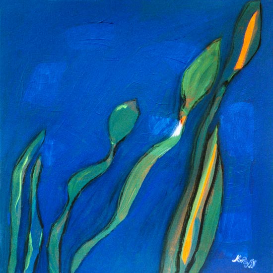 Love - affair in indigo blue von Martina Heyd-Jilg