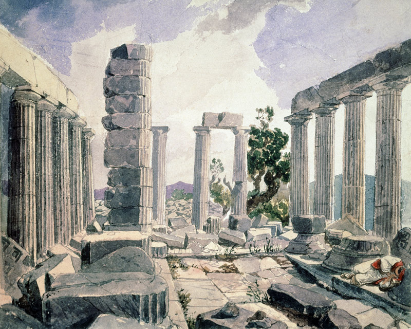 Der Tempel des Apollon Epikurios bei Phigalia von Brüllow