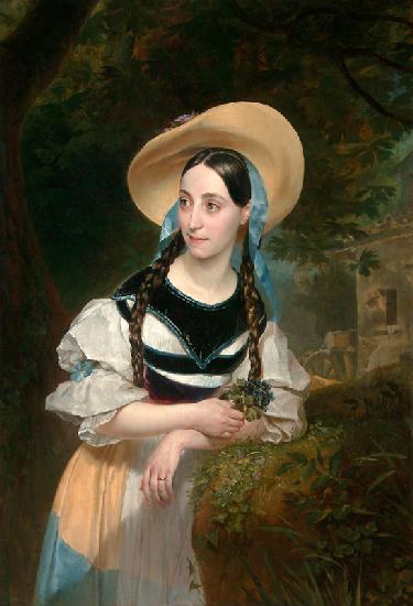 Porträt der Sängerin Fanny Tacchinardi Persiani (1812-1867)