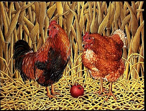 Cathy''s Fowl, 1994  von Ditz