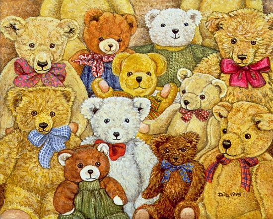 Ted-Patch, 1995 (acrylic on panel)  von Ditz