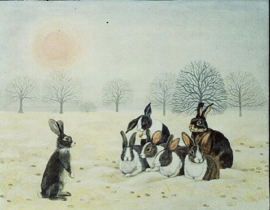 Winter-Rabbits von Ditz