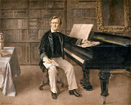Richard Wagner am Flügel