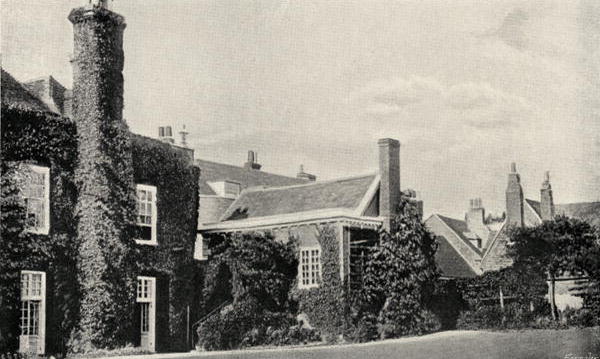 Henry James (1843-1916) house at Rye (b/w photo)  von English Photographer