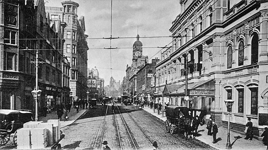 Oxford Street, Manchester, c.1910 von English Photographer