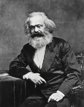 Portrait von Karl Marx  -  English Photographer