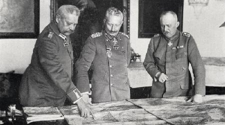 Paul Von Hindenburg (1847-1934) Kaiser Wilhelm II (1859-1941) & Erich Von Ludendorff (1865-1937)