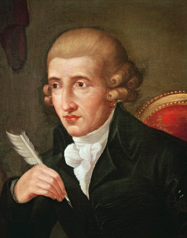 Portrait of Joseph Haydn von Italian School