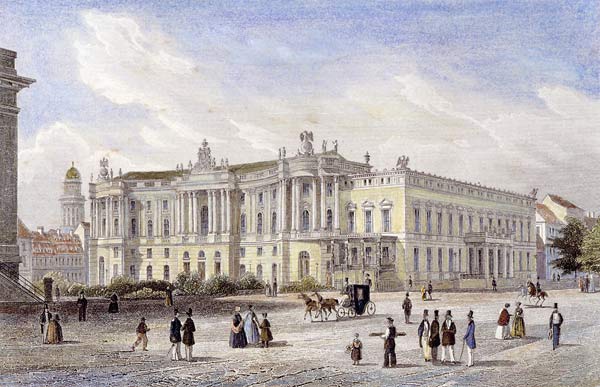 Berlin,Ansicht Alte Bibliothek von Riegel