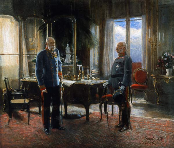 Franz Joseph & Erzhzg.Friedrich von Temple