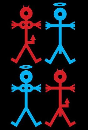 Angel Devil Icon, 2005 (digital) 