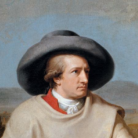 Goethe in der römischen Campagna (Ausschnitt)