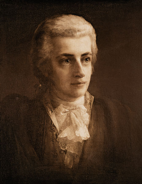 Angebliches Mozart-Bildnis von Vogel