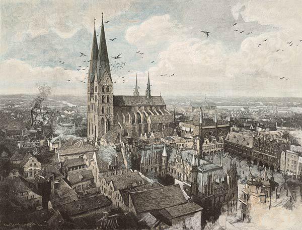 Lübeck, um 1890