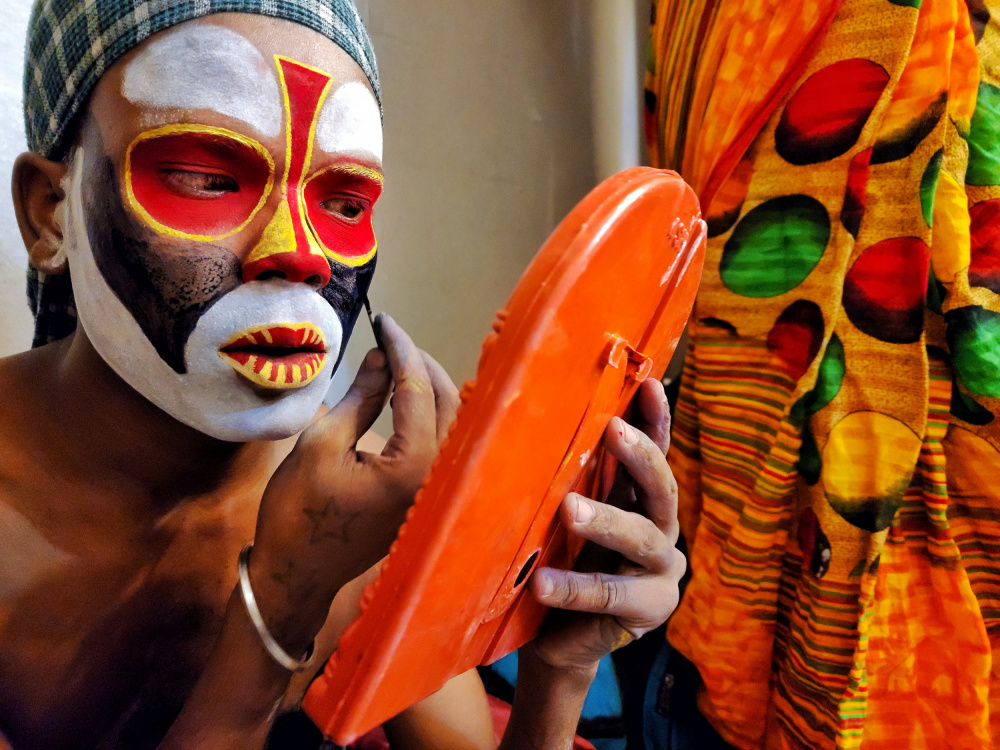 Face painting von Abhraneel Chakraborty