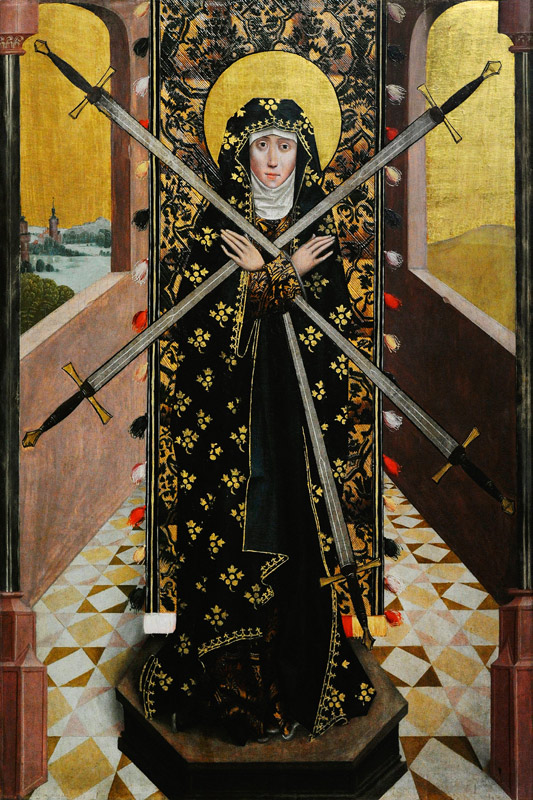 Virgin of Seven Sorrows from the Dome Altar von Absolon Stumme
