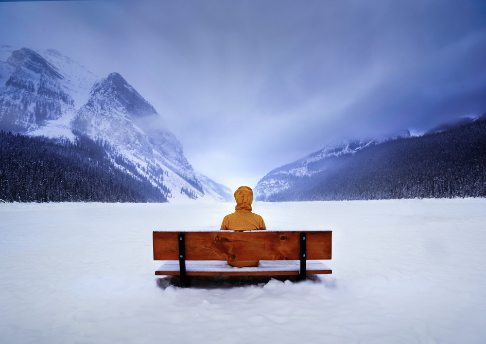Lake Louise in Winter von Ada Wang
