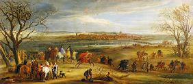View of the Siege of Dole, 14th February 1668