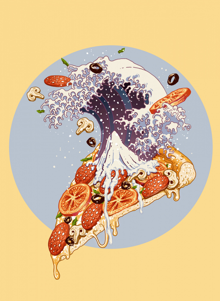 kanagawa pizza von Adam Lawless