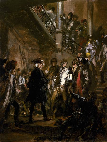 Friedrich II. Bonsoir von Adolph Friedrich Erdmann von Menzel