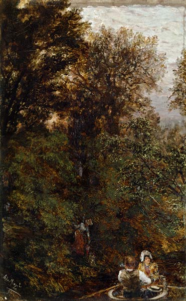 Kahnfahrt von Adolph Friedrich Erdmann von Menzel