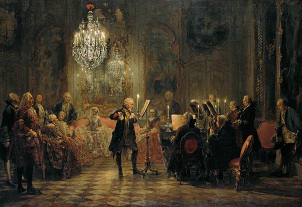 Das Flötenkonzert Friedrichs des Großen in Sanssouci