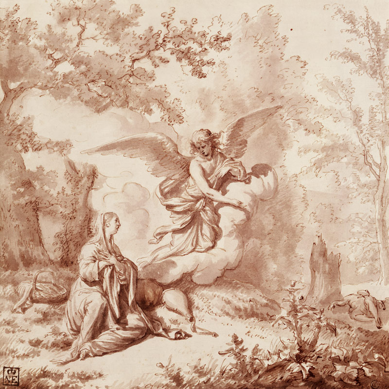 Hagar in the Wilderness von Adriaen van de Velde