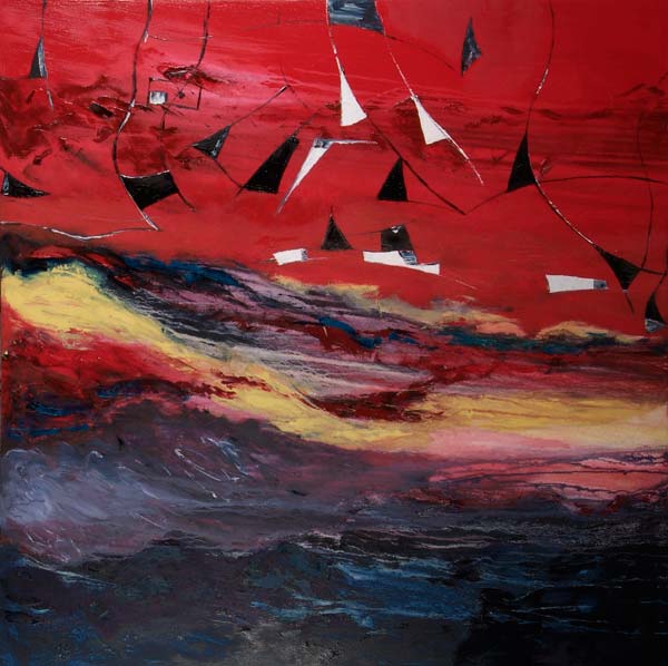 sunset by the sea von Adrian Ekiert