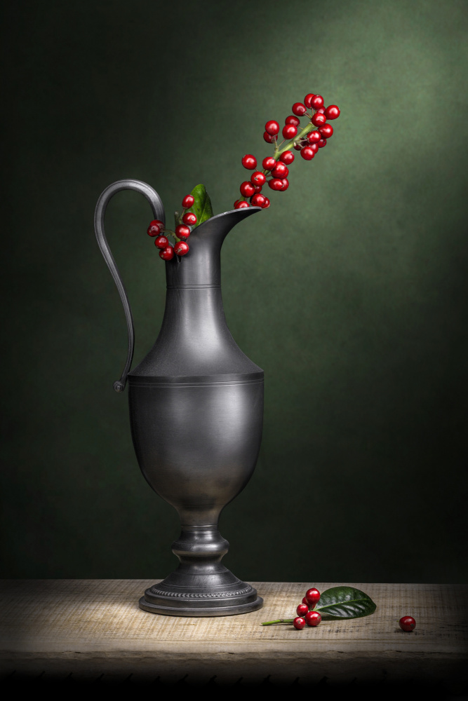 Oliera con agrifoglio von Adriana Vitale