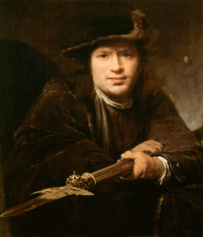 Der Mann mit der Partisane von Aert de Gelder