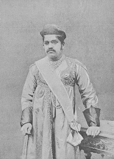 Maharaja Sayajirao Gaekwad III, c.1919 von (after) English photographer