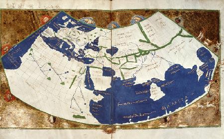 Map of the known world, from ''Geographia''