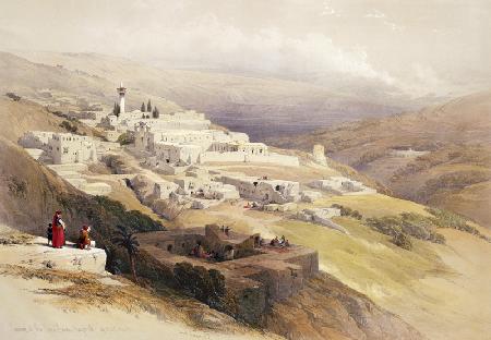 Convent of the Terra Santa, Nazareth, April 21st 1839, plate 30 from Volume I of ''The Holy Land''; 