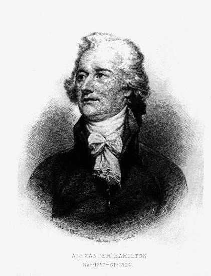 Alexander Hamilton; engraved by Albert Rosenthal