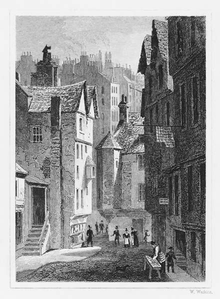 High School, Wynd, Edinburgh ; engraved by William Watkins von (after) Thomas Hosmer Shepherd