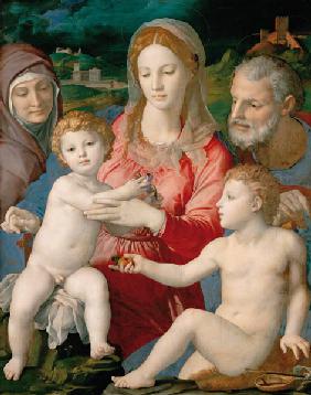Die Heilige Familie mit der heiligen Anna und Johannesknaben