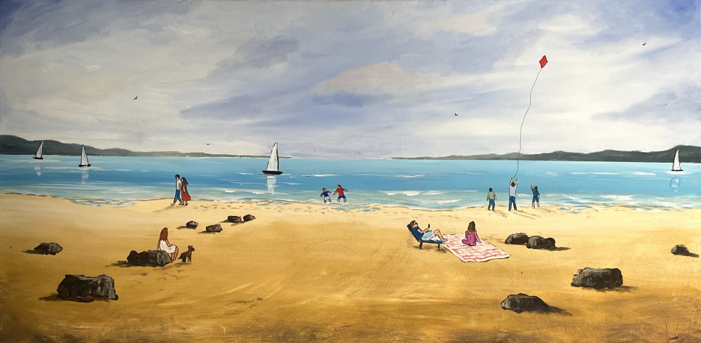 A Delightful Beach Day von Aisha Haider